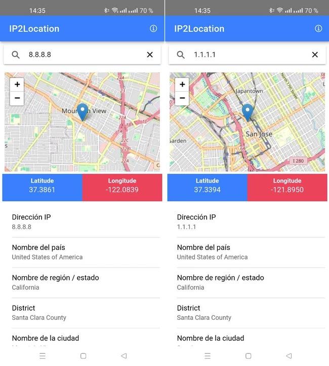 rastreador de ip google - Cómo puedo verificar la ubicación de una dirección IP