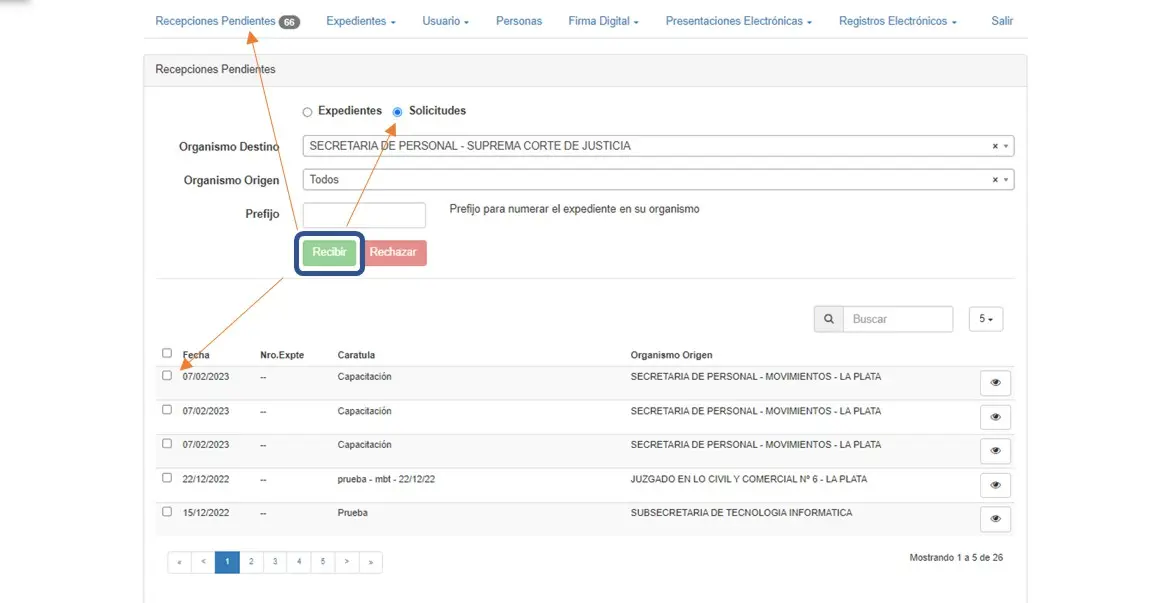 rastreador expedientes provinciales - Cuál es la característica de un expediente