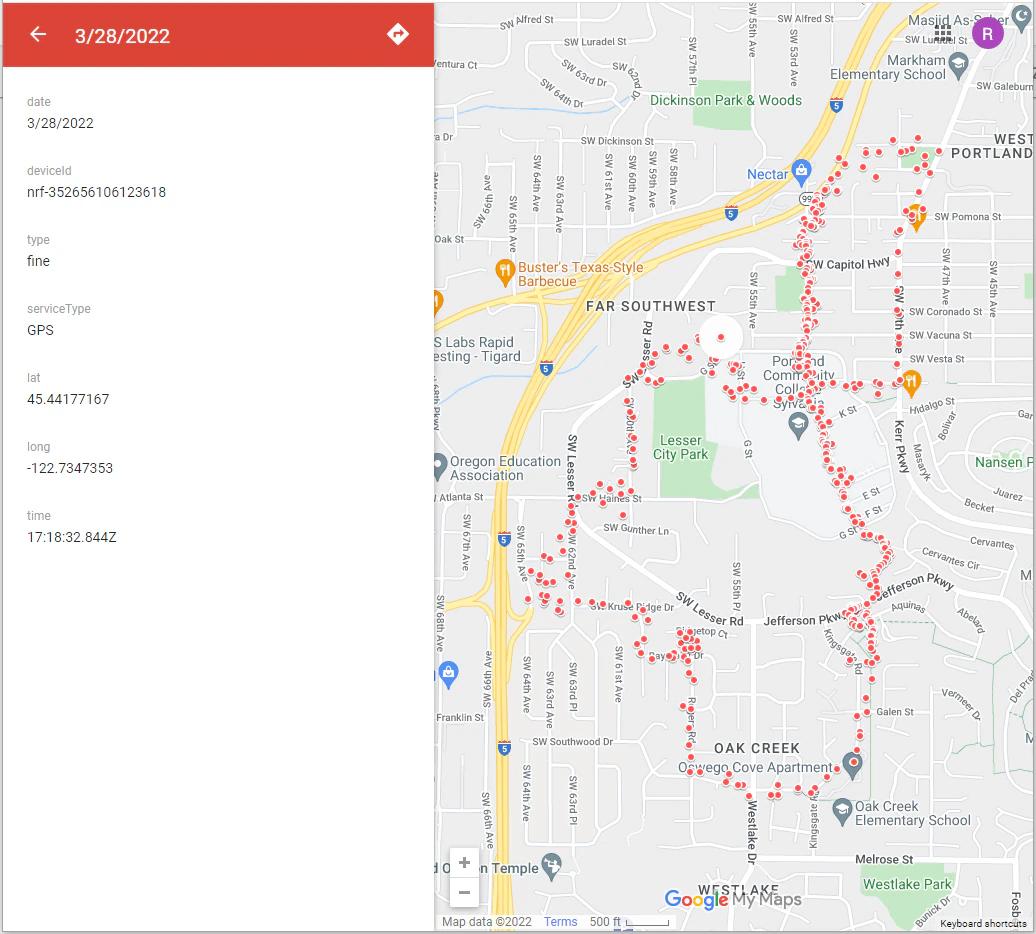 gps data to map - How do I import data into maps