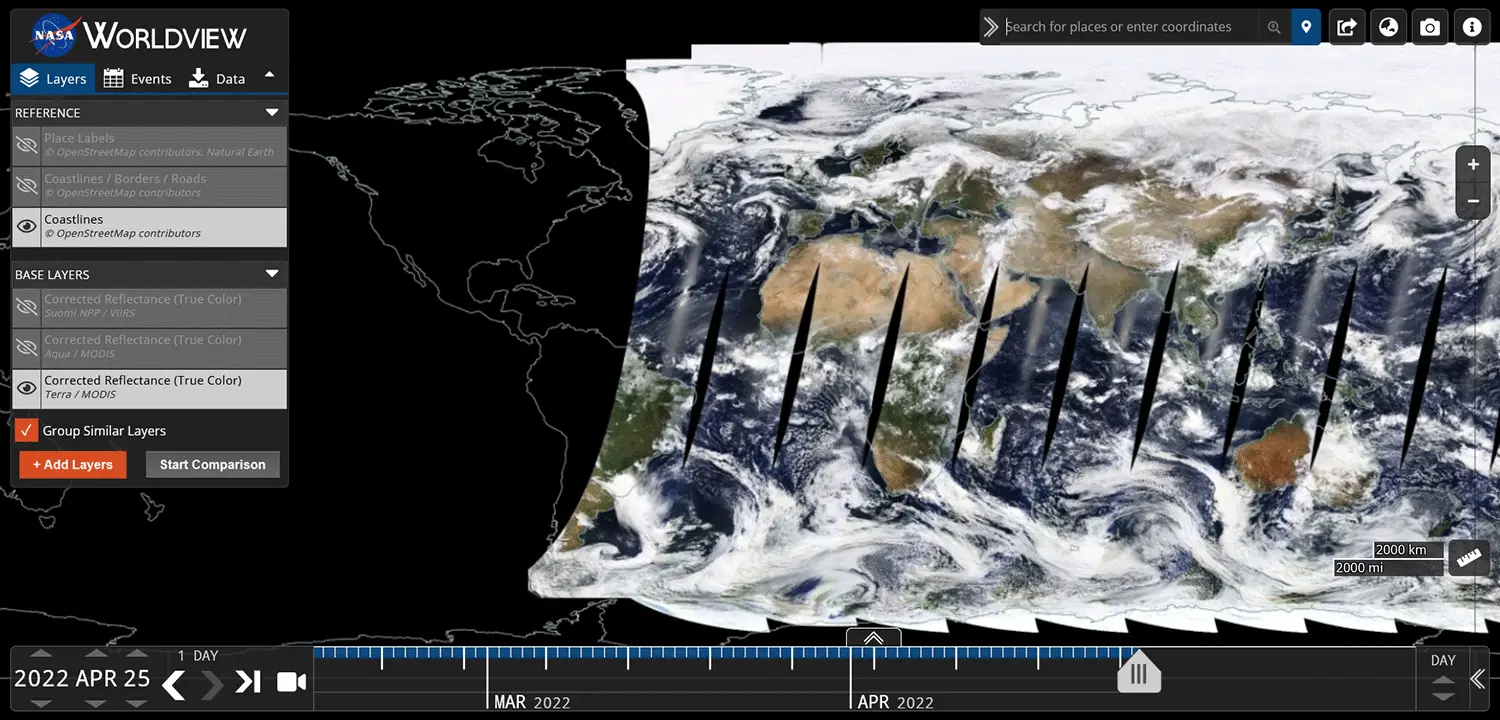 live gps satellite map - Is there a real-time satellite map
